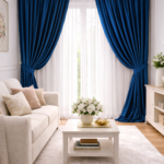 Draperie Catifea Albastru Inchis