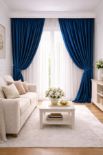 Draperie Catifea Albastru Inchis