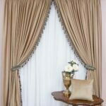 Draperie Bej cu ciucuri nude