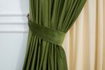 Draperie Catifea Verde Olive - imagine 2