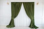 Draperie Catifea Verde Olive - imagine 5