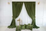Draperie Catifea Verde Olive - imagine 6