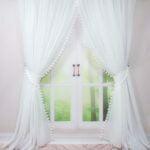 Perdea Angeli cu ciucuri