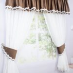 Perdea cu volan din catifea MARO