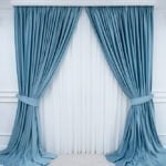 Draperie albastru glaciar