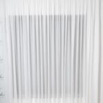 Perdea alba,voal de matase,DolceSara 005 cu rejansa