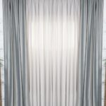 Perdea GRI,voal de matase,DolceSara 001 cu rejansa