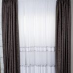 Draperie semiopaca, gri,DolceSara 041,cu rejansa