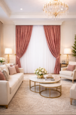 Draperie Cape Town in nuanta Cape town Roze