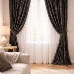 Draperie Cape Town in nuanta Negru CT 114