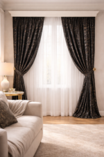 Draperie Cape Town in nuanta Negru CT 114