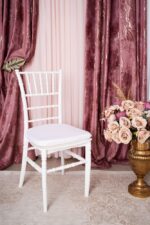Perna alba scaun Chiavari pentru eveniment - imagine 2