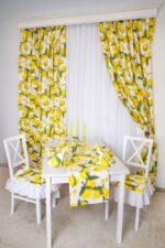 Draperie cu imprimeu Lemon - imagine 7