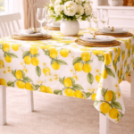 Față de masă Spring Edition cu print Lemon