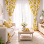 Draperie cu imprimeu Lemon