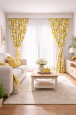 Draperie cu imprimeu Lemon