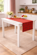Napron Spring Edition cu print Tartan