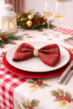 Servetele din bumbac Spring Edition cu print Tartan