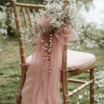 Drapaj Decorativ din Tulle – Rose Powder