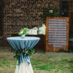 Față de Masă Dublă Rotundă – Blue Serenity