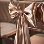 Fundă Decorativă din Tafta Lucioasă – Cappuccino Glow